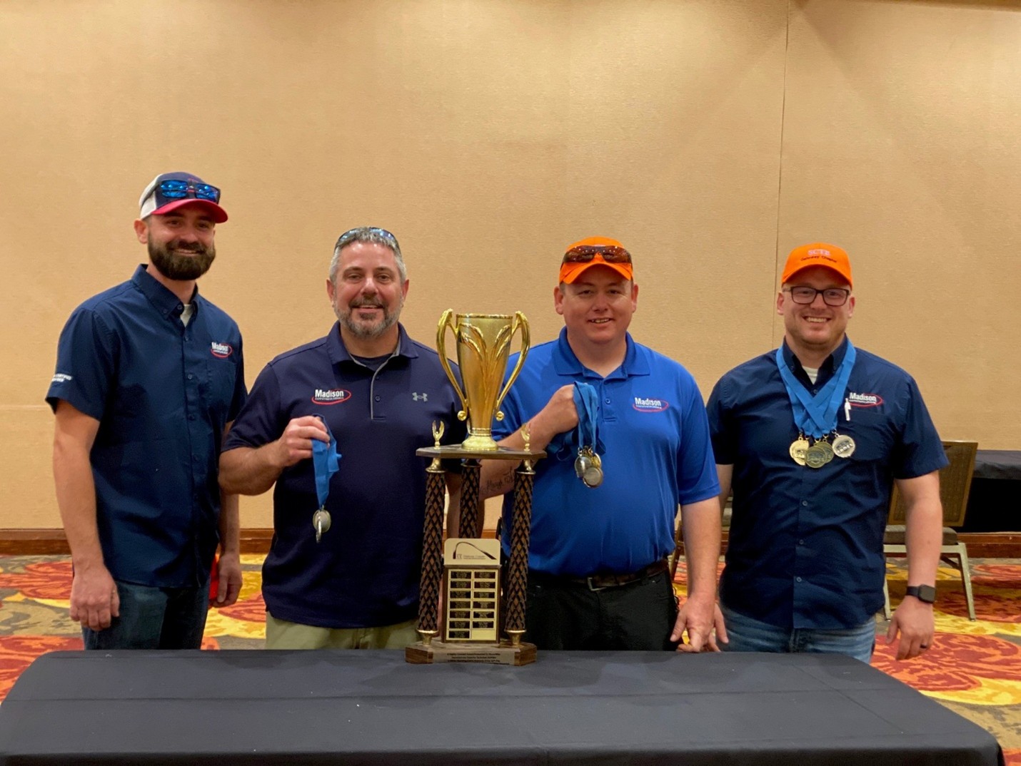 SCTE Madison Technicians with Trophy